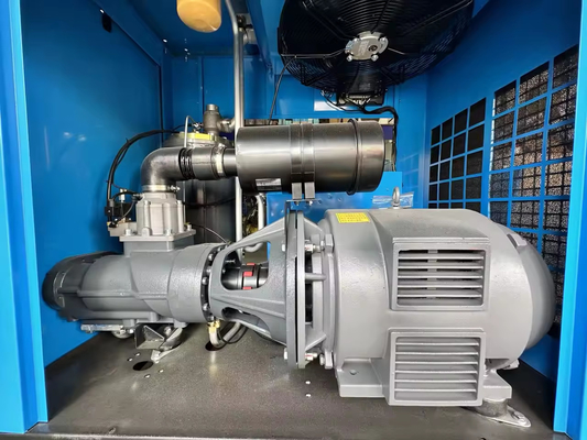 الكهربائية 55kw 100hp 10m3/min ضاغط الهواء 8 بار ضاغط الغاز الدوار BK55-8G